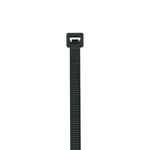 45841 - Bolsa con 10 cinchos plásticos 175 lb, 450 x 9 mm, negros