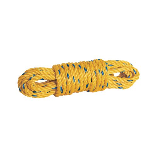 CUE-108.jpg 40965 - Madeja de cuerda amarilla de polipropileno 10mm, 8m, FIERO