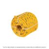 CUE-191K.jpg 40958 - Kilo de cuerda amarilla de polipropileno 19mm, rollo 1kg