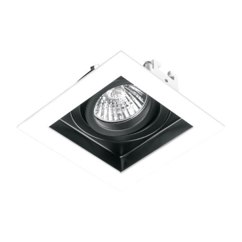 EMP-710S.jpg 49544 - Luminario empotrable con 1 spot dirigible, blanco, VOLTECK