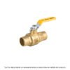 45379 - Válvula de esfera para gas, soldable, 1", alta presión