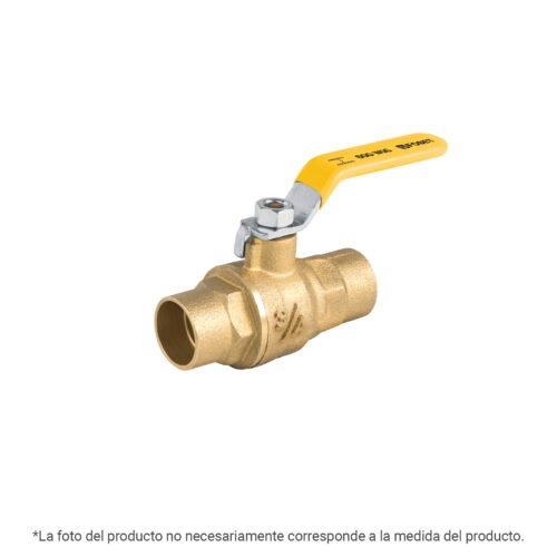45379 - Válvula de esfera para gas, soldable, 1", alta presión