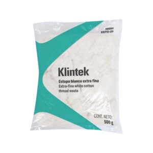ESTO-2B.jpg 58006 - Bolsa de 1/2 kg de estopa color blanca, KLINTEK