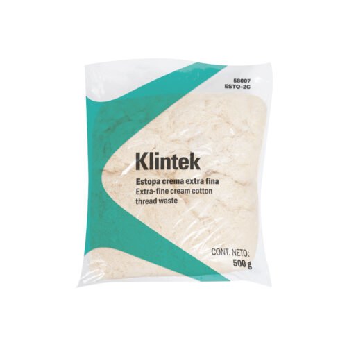 ESTO-2C.jpg 58007 - Bolsa de 1/2 kg de estopa color crema, KLINTEK