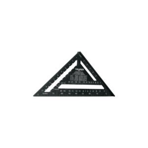 104024 - Escuadra 12" de aluminio color negro, p/muros de yeso,TRUPER