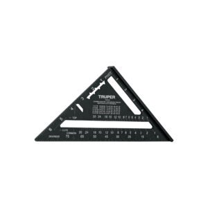 104023 - Escuadra 7" de aluminio color negro, p/muros de yeso, Truper