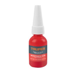 103230 - Fijador de roscas, permanente, 10 ml, rojo, TRUPER