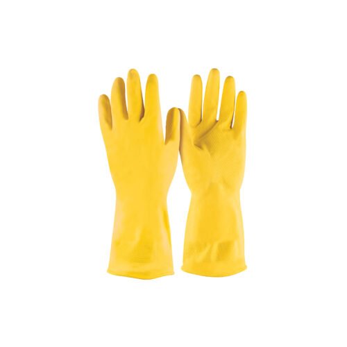 29941 - Guantes de látex para limpieza, amarillos, XCH, Pretul