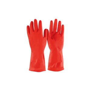 29948 - Guantes de látex para limpieza, rojos, M, Pretul