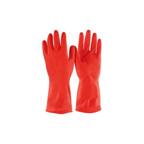 29948 - Guantes de látex para limpieza, rojos, M, Pretul