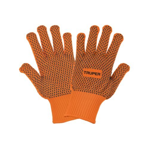 103925 - Guantes de algodón con puntos de PVC en palma y dorso,TRUPER