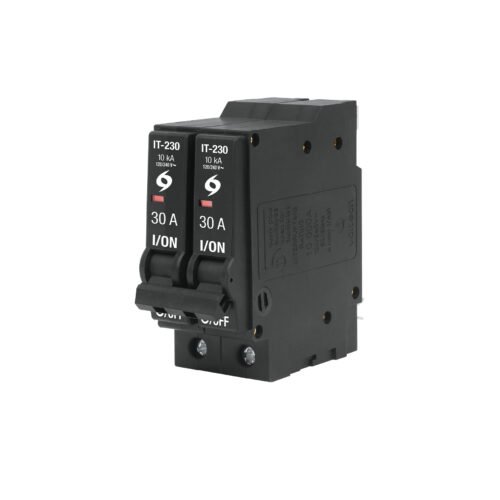 45878 - Interruptor de 2 polos 30A, enchufable, a granel, VOLTECK