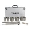 103577 - Juego de 9 brocasierras para concreto SDS Plus y MAX, TRUPER