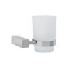 KUA-71.jpg 44399 - Portavaso cepillero con vaso de vidrio, cromo, FOSET KUBO