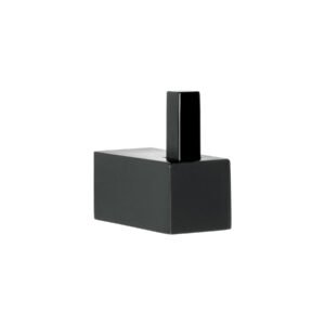 KUA-73M.jpg 44358 - Gancho sencillo para toallas, negro, FOSET KUBO