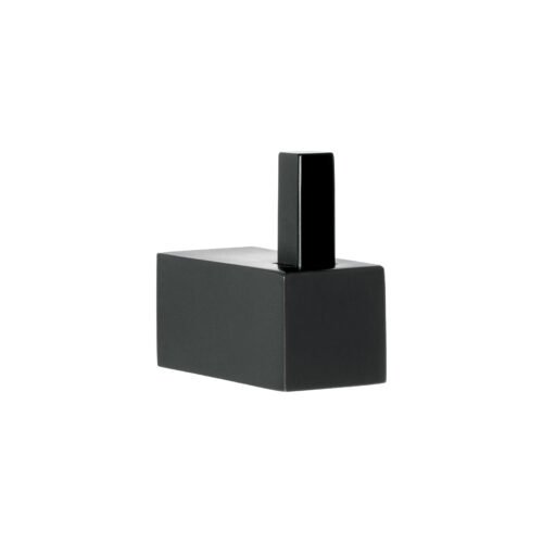 KUA-73M.jpg 44358 - Gancho sencillo para toallas, negro, FOSET KUBO
