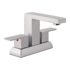 44228 - Mezcladora para lavabo 4", satín, FOSET KUBO