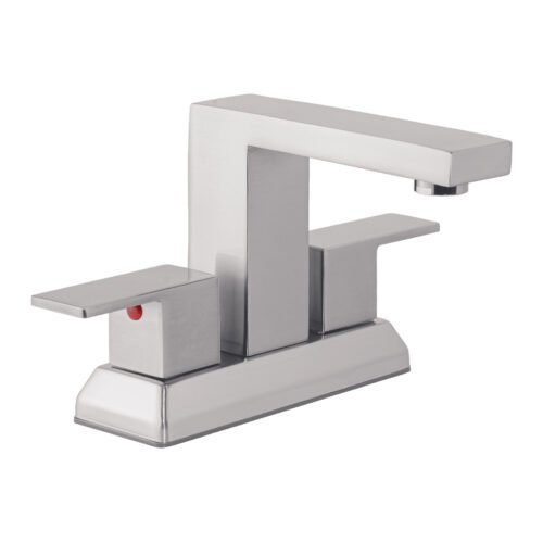 KUM-43N.jpg 44228 - Mezcladora para lavabo 4", satín, FOSET KUBO