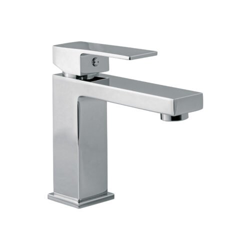 44066 - Monomando corto para lavabo, cromo, FOSET KUBO
