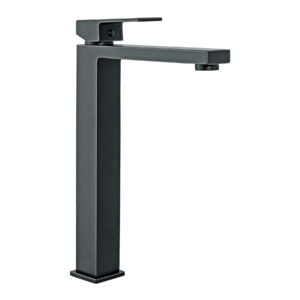 44210 - Monomando alto para lavabo, negro, FOSET KUBO