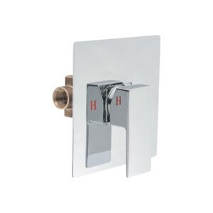 44081 - Monomando para regadera sin desviador, cromo, FOSET KUBO