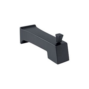 44275 - Salida de tina con desviador, negro, FOSET KUBO
