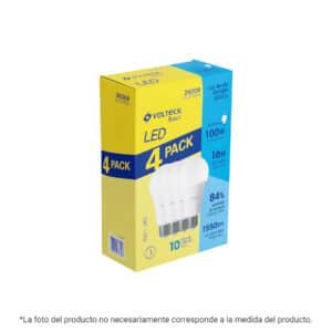 29069 - Pack de 4 lámparas LED A19 18 W (equiv. 135 W), luz de día