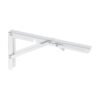 49871 - Ménsula plegable de acero blanca 6" x 12", FIERO