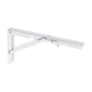 49871 - Ménsula plegable de acero blanca 6" x 12", FIERO