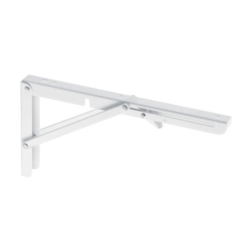 49871 - Ménsula plegable de acero blanca 6" x 12", FIERO