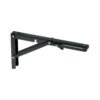 49830 - Ménsula plegable de acero negra 6" x 12", FIERO