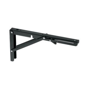 49830 - Ménsula plegable de acero negra 6" x 12", FIERO