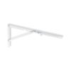 49870 - Ménsula plegable de acero blanca 8" x 16", FIERO