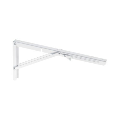 49870 - Ménsula plegable de acero blanca 8" x 16", FIERO