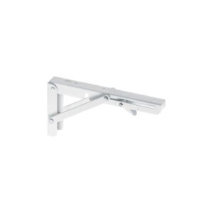 49872 - Ménsula plegable de acero blanca 4" x 8", FIERO
