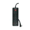 MUL-612UN.jpg 45663 - Multicontacto 6 entradas, 2 USB A 2 USB C, negro, VOLTECK