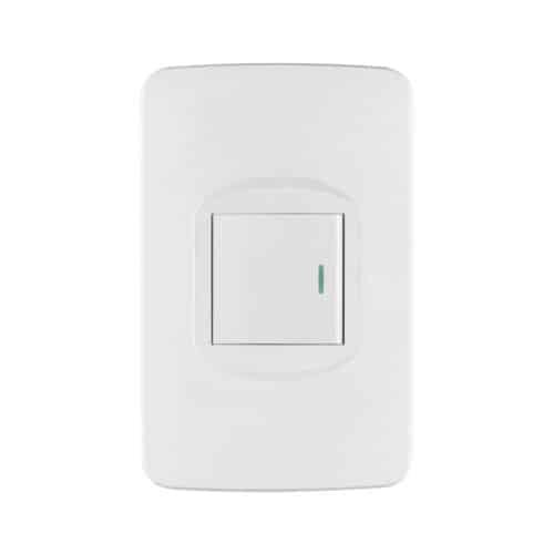 29056 - Placa armada 1 interruptor de 3 vías 1.5 módulos, Toledo