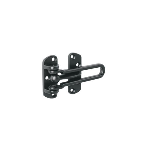 45678 - Pasador abatible para puerta, acabado negro, HERMEX