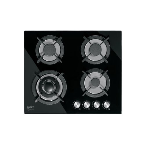 PAE-604GV.jpg 48408 - Parrilla gas empotrable 60cm, 4 quem, vidrio negro, Riviera