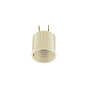 45884 - Portalámpara de baquelita, con adaptador a granel, VOLTECK