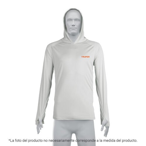 103977 - Playera protección solar,m. larga, c/gorro,hombre,M, TRUPER