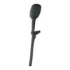 44456 - Regadera de teléfono con soporte, negro, FOSET RIVIERA