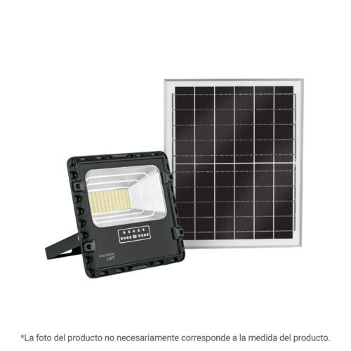 49837 - Reflector Led 200 W con panel solar, luz de día, Volteck