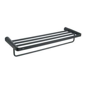 44288 - Repisa portatoallas, negro, FOSET RIVIERA