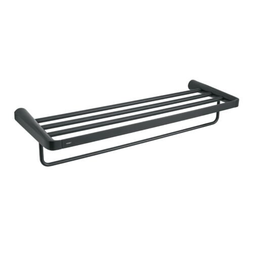 44288 - Repisa portatoallas, negro, FOSET RIVIERA
