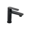 44089 - Monomando corto para lavabo, negro, FOSET RIVIERA