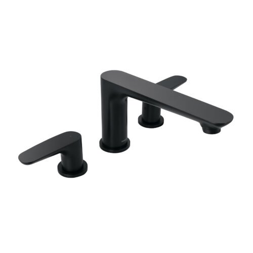 44110 - Mezcladora para tina romana, negro, FOSET RIVIERA