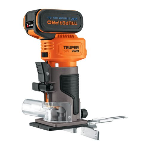 102865 - Router (Rebajadora) 1/4", 1 batería 4 Ah, TRUPER PRO