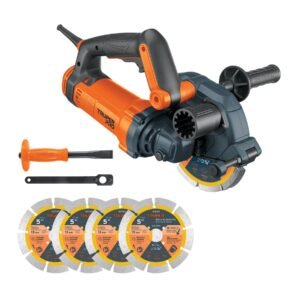 103474 - Sierra ranuradora de concreto, 5", 1400 W, TRUPER PRO