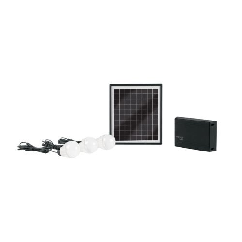 45870 - Sistema de iluminación Solar 6 W con 3 lámparas LED, VOLTECK